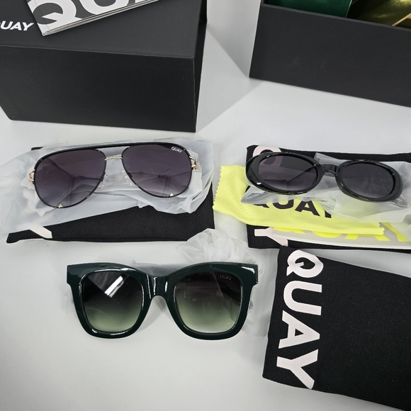 QUAY Gift Box Set NEW 3 Pairs Sunglasses in Box - Picture 2 of 5